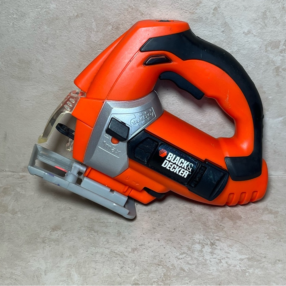 Black & Decker Jr POWER JIGSAW Tool Electronic Kids Toy Lights Sounds Action